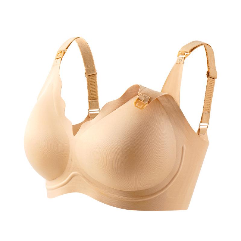 Bezešvá těhotenská a kojící podprsenka: Bez kostic, Plná podpora pro těhotenství a po porodu (86089)