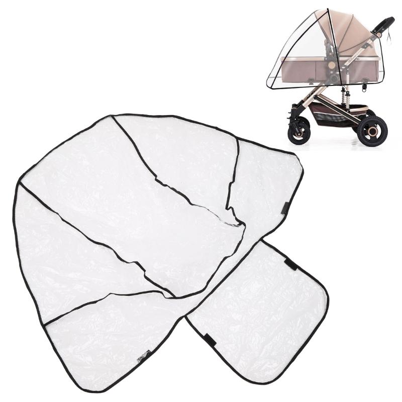 Baby Travel Weather Shield Breathable Stroller Rain Cover Baby Car Weather Wind-Shield Protect from Dust Snow Universal