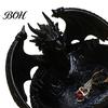 Mittelalterliche Drachen-Dekoration 3D-gedruckte Aufbewahrungsschale für Schmuckschlüssel, Dekorative Schreibtisch-Organisation mit langlebiger Pla-Box Detaillierte Fantasy-Schuppen &