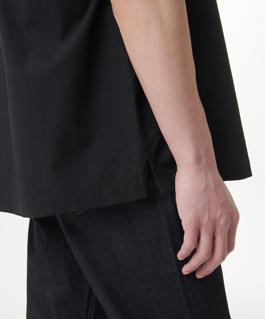 MUSINSA STANDARD Relaxed Bowling Shirt [Black]