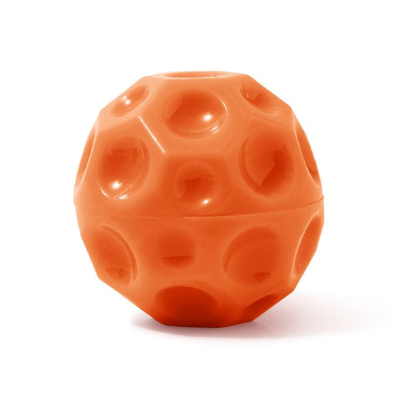

Pet Vocal Toy, Painted Rugby Ball, Grindable, Concave Round Ball, Dog Toy оранжевый