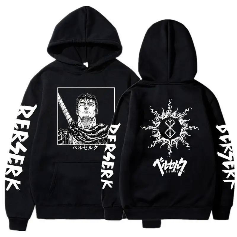 Berserk Guts Kapuzenpullover Herren Damen Grafik-Kapuzenpullover