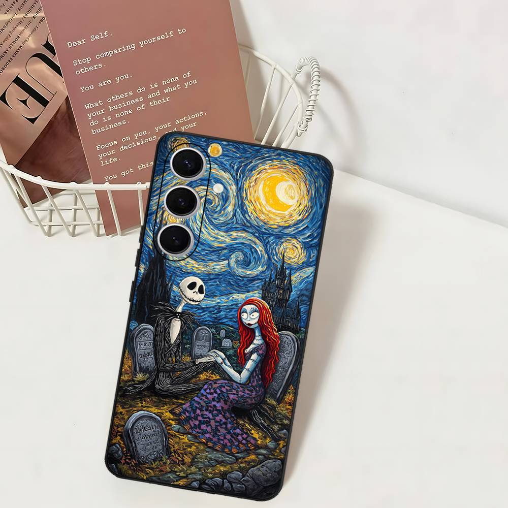 The Nightmare Before Christmas Halloween Phone Case For Samsung S 24 fe 25 Ultra plus 20 lite 21 30 22 23 24 22 Ultra 5G Fundas