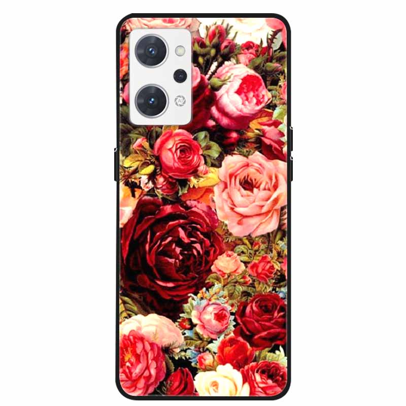 For Oppo Reno 7A 9A Case Phone Cover Soft Silicone Shockproof TPU Funda On For Oppo Reno9 A 5G Protection Capa Reno7 A / Reno9A