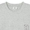 New MLB SS24 T Shirt Unisex Light Gray 3ATSM0343-43MGS