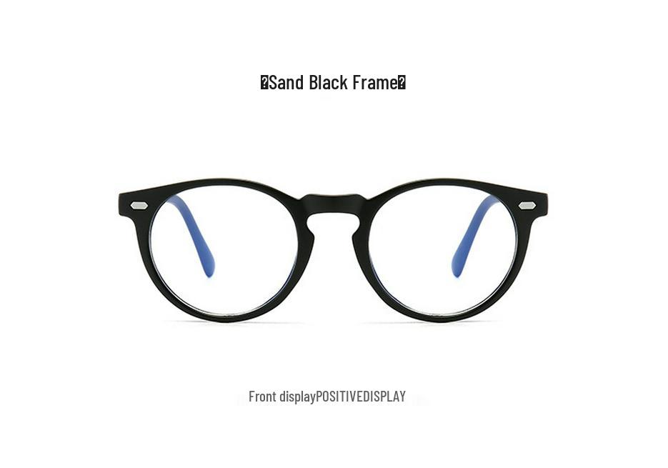 Retro Unisex Round Frame Blue Light Blocking Glasses