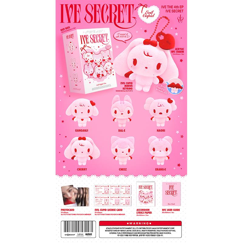 [Pre-order] IVE - 4th Mini Album [IVE SECRET] EVIL CUPID Ver. (Platform Ver.&Limited Edition)