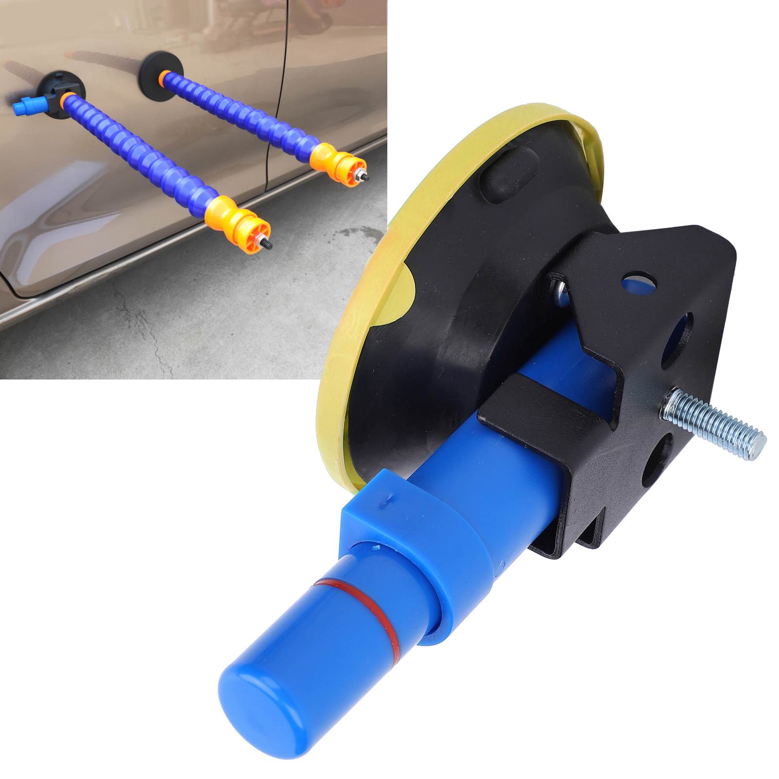 3in Hand Pump Suction Vacuum Cup Heavy Duty Dent Repair Industrial Supplies with Rubber Cups Vacuum Pump Suction Cup