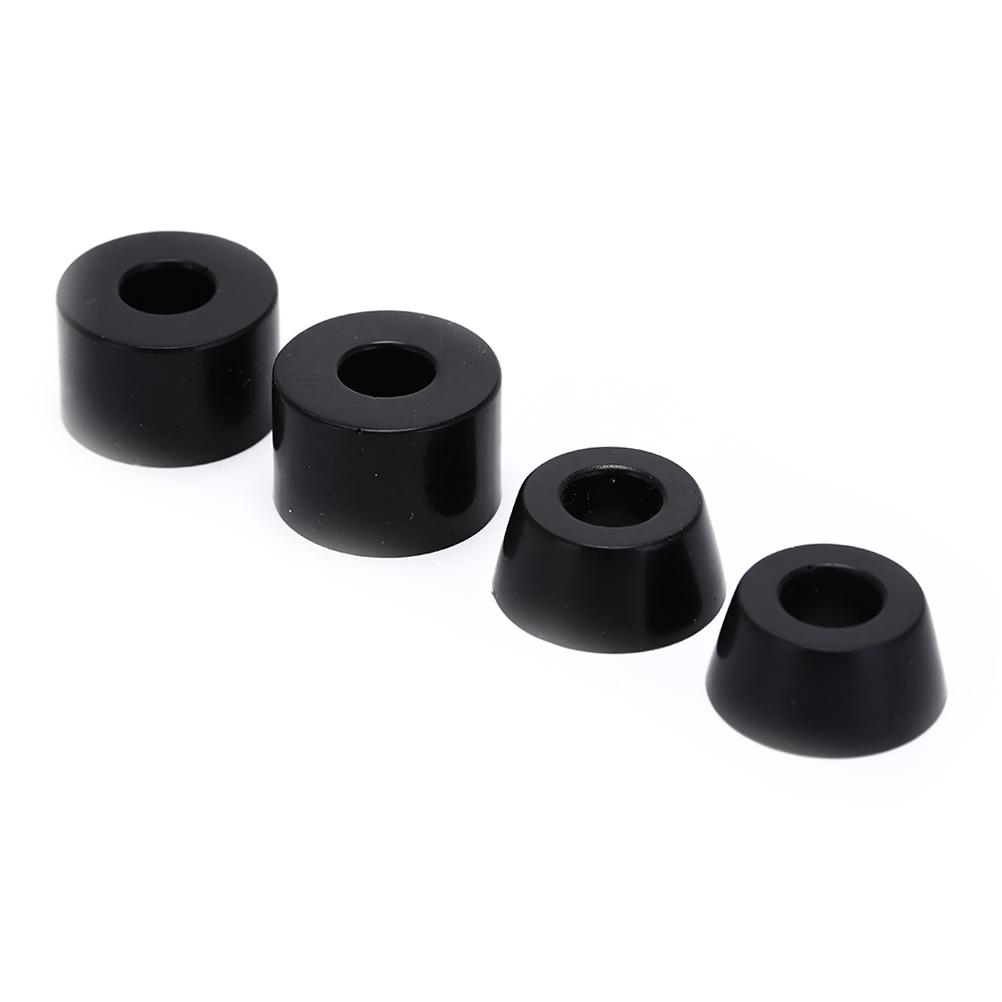 

4Pcs Skateboard PU Hanger Cushion Set, Shockproof Truck Bushing for Skate Scooter Wheels Axle[YY9] чорний