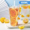 Transparant Drinking Glass Cup Creative Ribbed Glass Cups Iced Coffee Tumbler Cup Juice Milk Tea Mug Drinkware Water Glasses