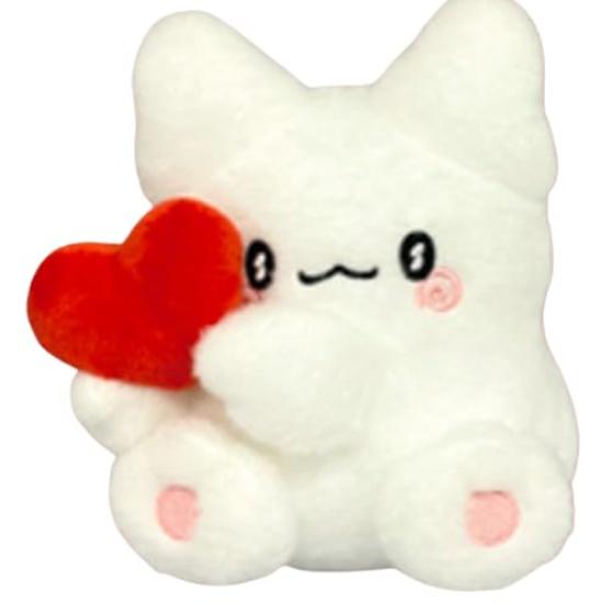 

Hanamaru Ghost Heart-filled Plush Toy, Approx. W13 x D14 x H16 cm, Single Item: A