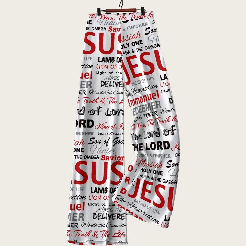 Pantaloni Imprimați cu Talie Înaltă și Croială Largă pentru Femei Mărimi Mari 2025 - Modă Europeană și Americană Transfrontalieră