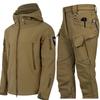 Set Jachetă Softshell Outdoor TAD Piele de Rechin pentru Toamnă și Iarnă Rezistent la Frig Cald și Impermeabil Îmbrăcăminte Exterioară