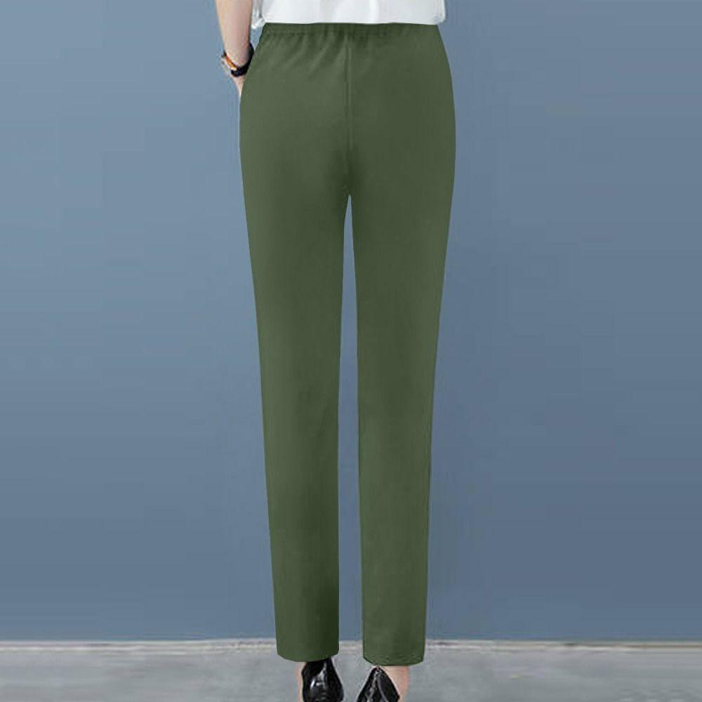 with Pockets Haren Pants Women Pleated High Waist Suit Pants Casual Professional Pants Lady