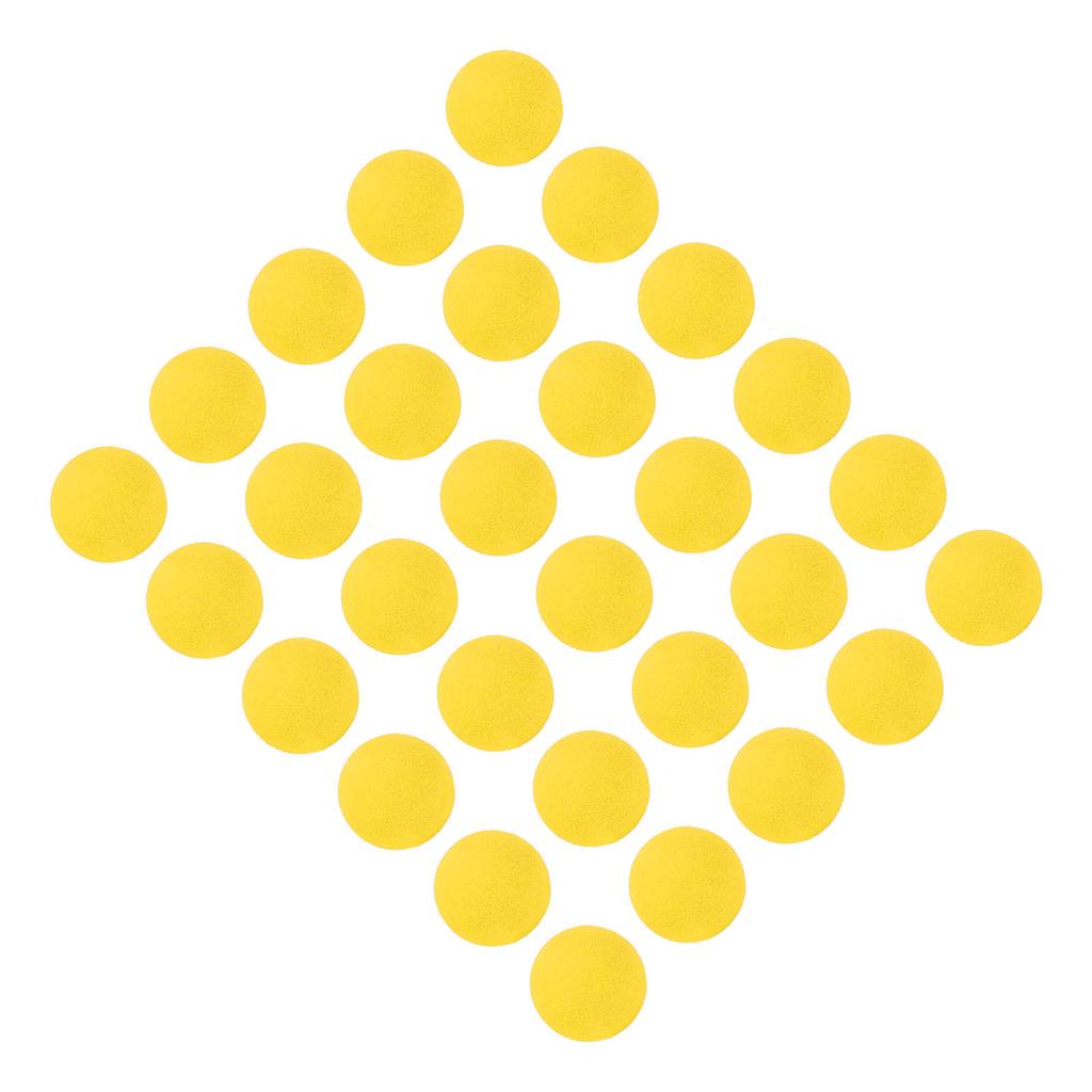 30pcs 21.5mm EVA Foam Golf Balls Soft Foam Practice Golf Balls for Indoor and Outdoor Training