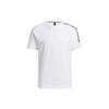 T Shirts Men's White Crew Neck Moderate Straight Fit H39356