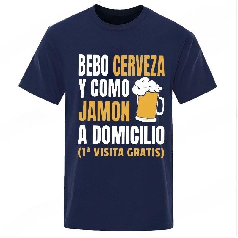 Mens Tshirt Funny Tshirt Man Beer Shirt Funny Spanish Tshirts I Drink Beer T Shirt Camiseta Hombre Camiseta Cerveza Hombre
