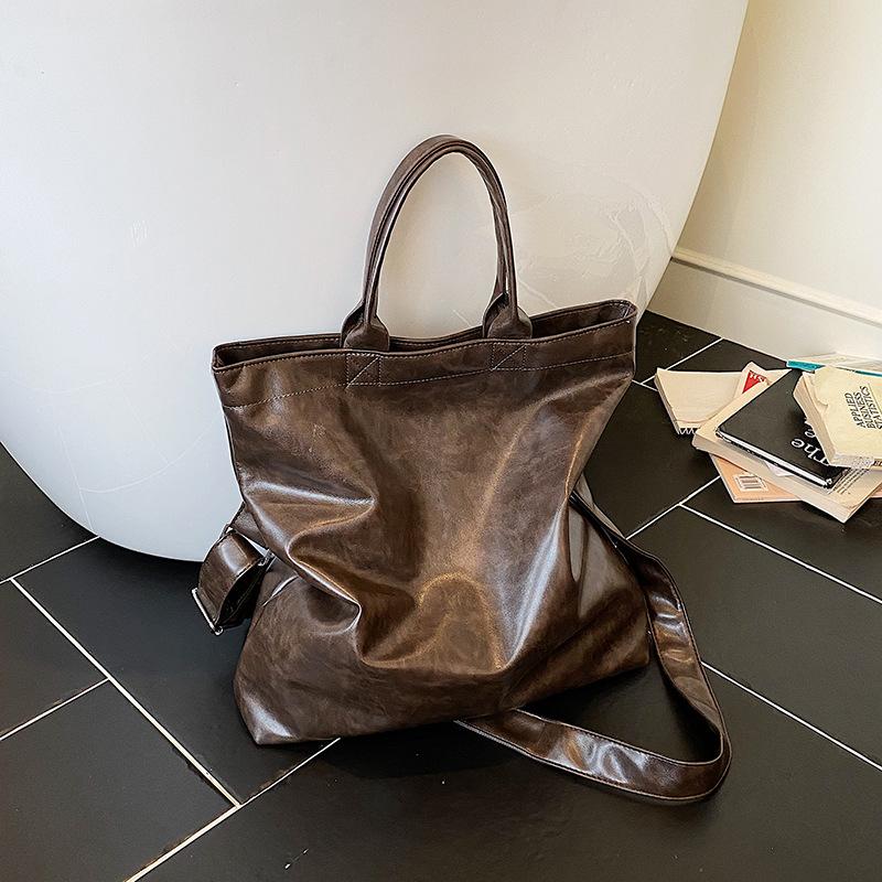 Large-capacity Bag Women's Autumn and Winter Versatile 2025 New Casual Messenger Bag Texture Portable Work Commuter Tote Bag