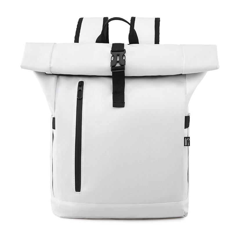 

Unisex Cross-Border Backpack: Large Capacity, Commuter Laptop Bag for Business, College, or Travel. білий