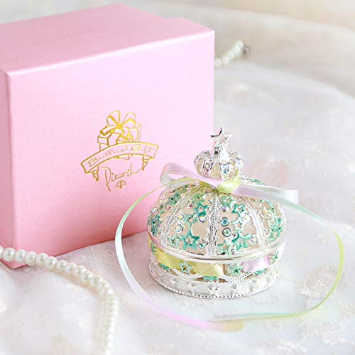 <Twinkle Star Crown with Ribbon> Pierce Blue Silver [Direct Purchase from Pierce Shop] (Blue Silver)