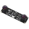 4MP 1080P Camera Module Dual Lens VR Depth Measurement 3D Rebuild OV4689 Camera Board 80 Degrees  Without