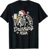 Christmas Xmas Beer Lover Drinking Holiday Drinking Team T-Shirt Unisex T-Shirt