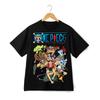 T-shirt anime One Piece, lot graphique équipage anime Luffy Zoro Sanji Nami