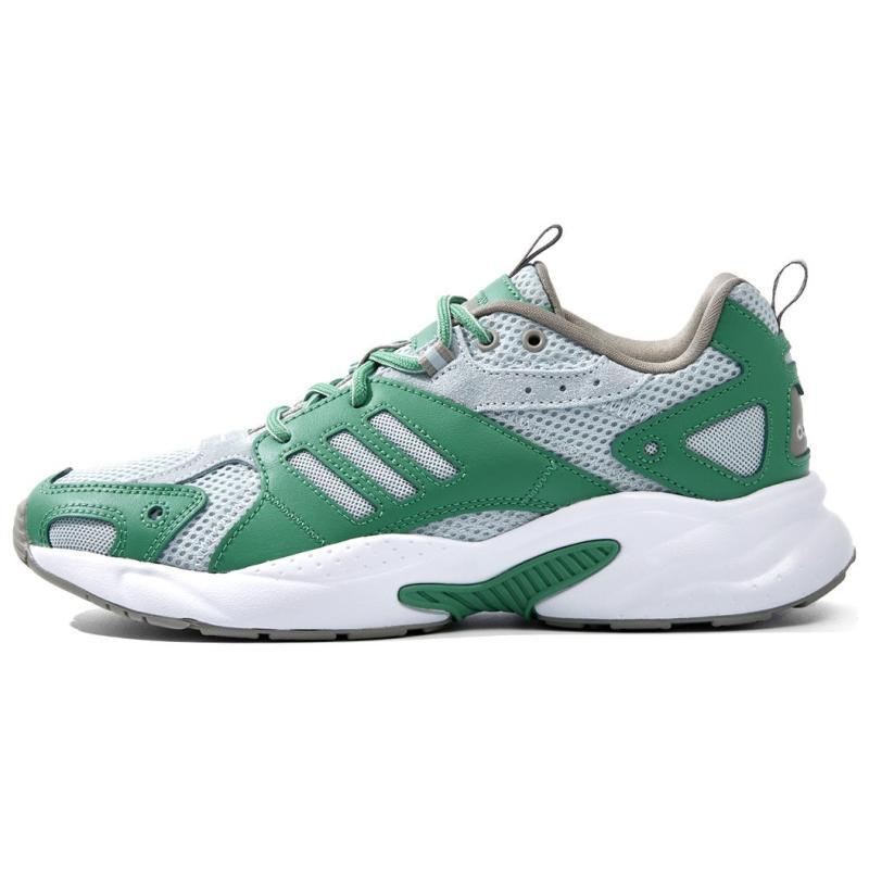 Adidas Neo JZ Runner Slip Resistant Abrasion Resistant Low Top Casual Shoes Unisex White Green Sneakers JH5074