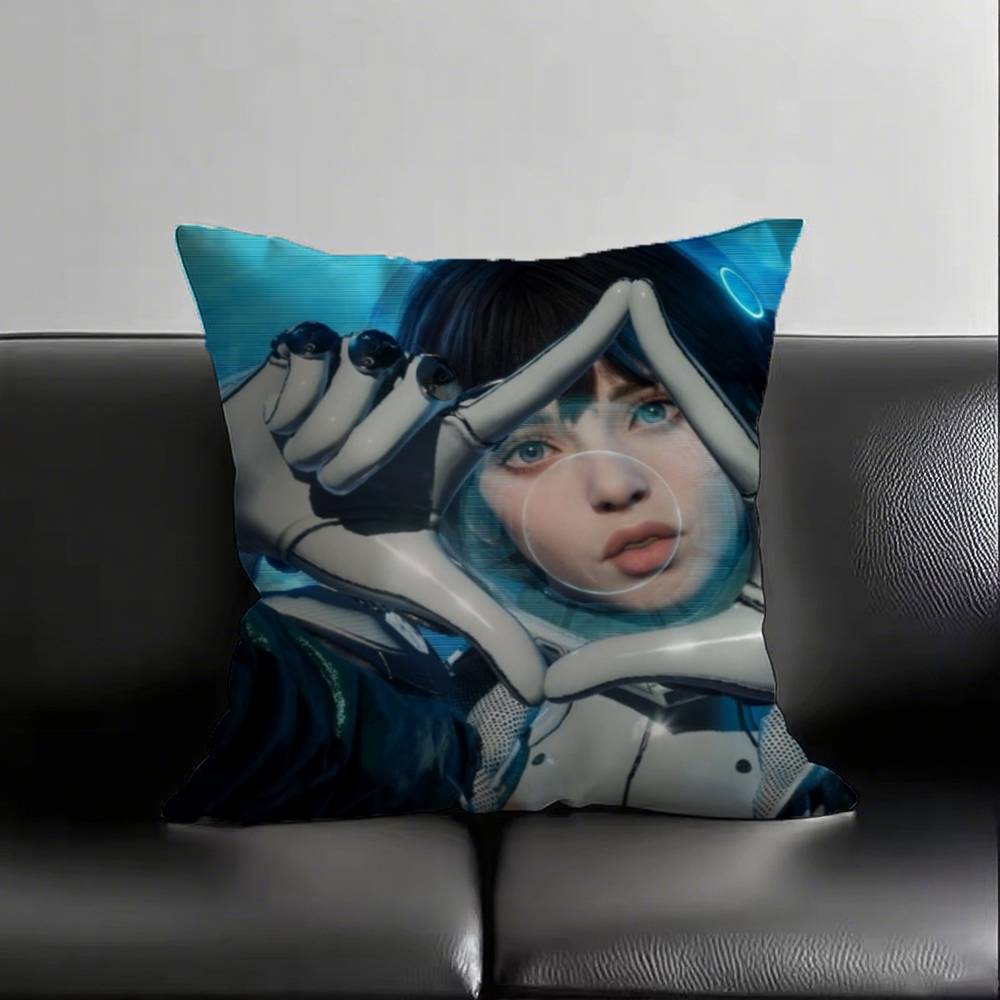 1pc The First Descendant Game Pillow Case Fashion Square Pillowcase Bedroom Sofa Room Ins Decoration Leisure