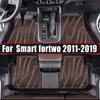 Premium TPE Car Special Floor Mat For Smart Fortwo 2011- 2015,fortwo 2015-2019 Interior Accessories Durable Anti-fouling Carpet
