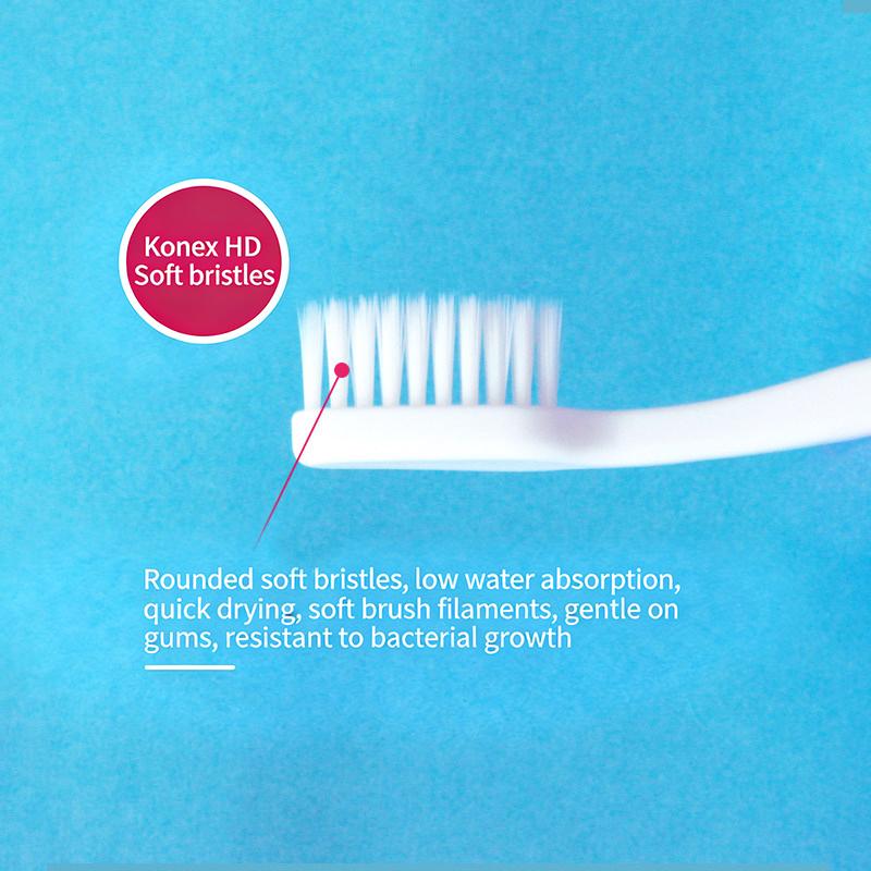 2Pcs Folding Toothbrush Set for Travel Camping Hiking Portable Compact Size Outdoor Essential