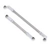 RC Steering Servo Linkage Kit 104mm Pull Rod Links and 7mm Joints for VP F10 1 10 Scale Car Model Silver
