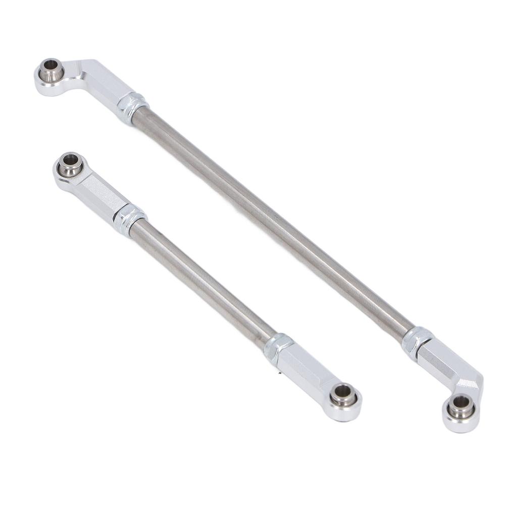 RC Steering Servo Linkage Kit 104mm Pull Rod Links and 7mm Joints for VP F10 1 10 Scale Car Model Silver
