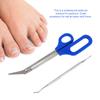 Stainless Steel Pedicure Nail Tool Set Long Handle Toenail Scissors Nails File