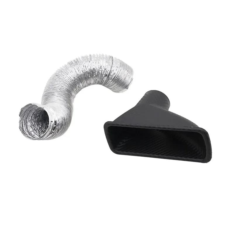 

Новый Передняя панель автомобиля, окруженная воздухозаборником, воздуховодом, раструбом, квадратным, круглым, модифицированным тепловым впуском, углеродным зерном