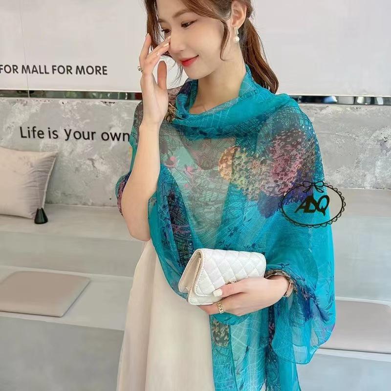Women's Ethnic-Style Thin UV-Protective Outerwear for Travel, Hainan - Perfect with Dresses, Gauze or Silk Scarves