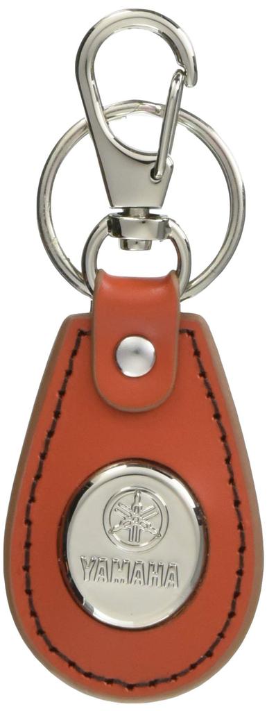YAMAHA YAK16 Metal Plate Key Ring Brown 90792-K0021