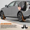 4PCS Car Mud Flaps, Mud Guards, No Drilling Mudguards Mudflaps with Hardware Kits, Automotive Exterior Accessories Universal Front & Rear Wheel