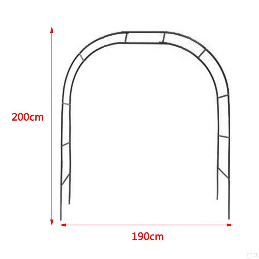 Decoratieve Buiten Tuinboog Metaal Bruiloft Gazebo Gazon Achtertuin Trellis voor Diverse
