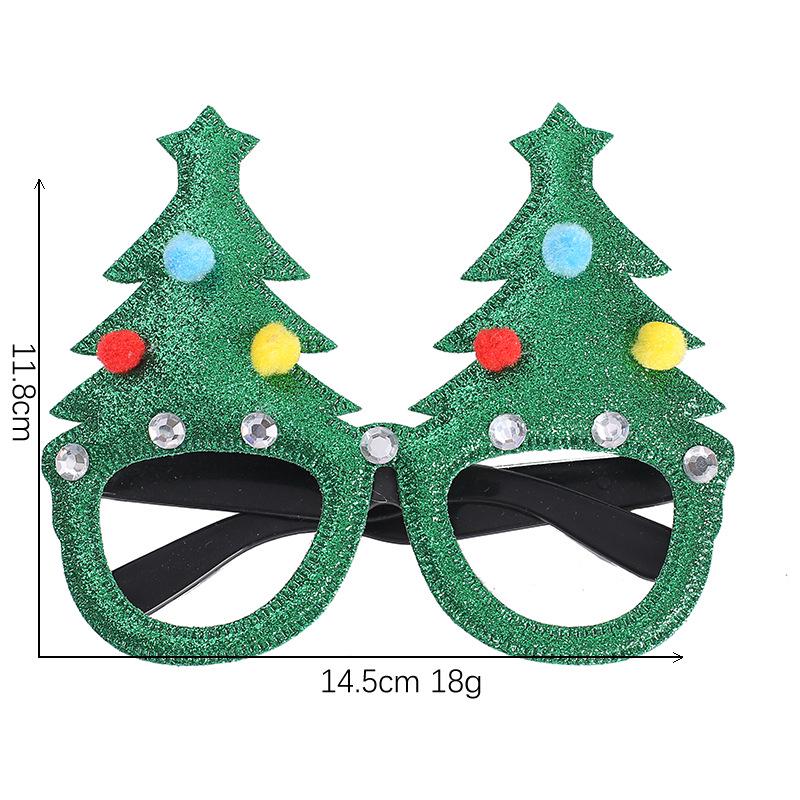 Festive Headband Eyeglass Frames: Christmas, Halloween, Valentine's Day & Party Glasses with Santa Claus Design