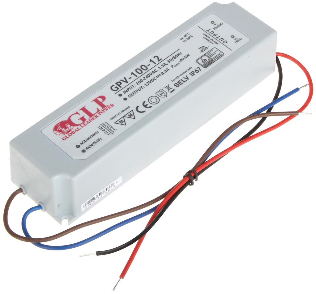 Switching Power Supply 12V/8.3A/Gpv