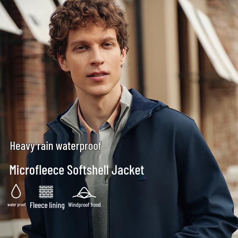 Tommy Hilfiger Men's Waterproof Hooded Soft Shell Jacket