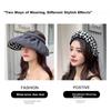 XUEXIMAN Sun Hat for Women, Visor Cap for Travel, Face-Covering Versatile Sun Hat, Beach Shell Sun Protection Hat for Wome