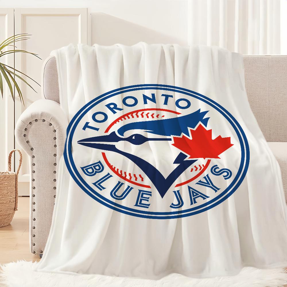Toronto Blue Jays Baseball Blanket Blanket for Couch Sofa Travel Home Hiking Picni Bed Beding Flannel Blanket birthday gift