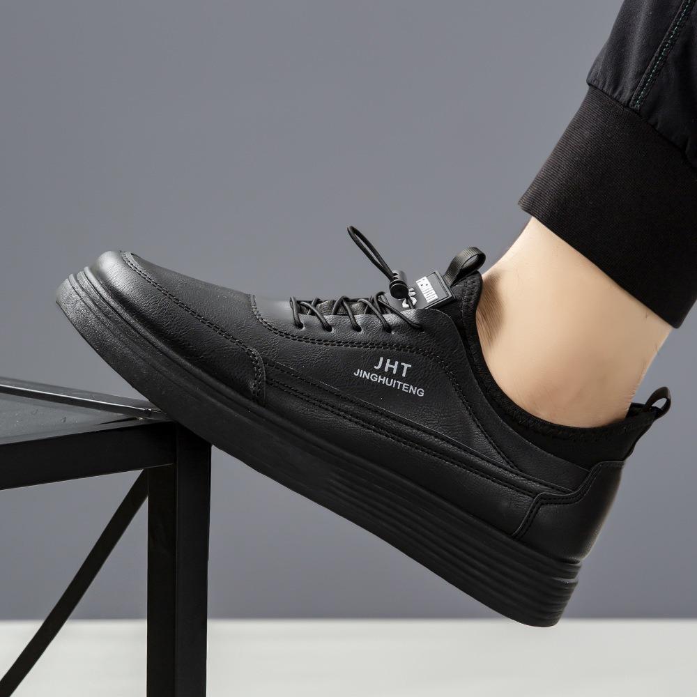 Men's Shoes 2025 Autumn New Casual Leather Shoes Soft and Comfortable Wear-resistant Non-slip Fashion Versatile Lazy One-pedal Shoes