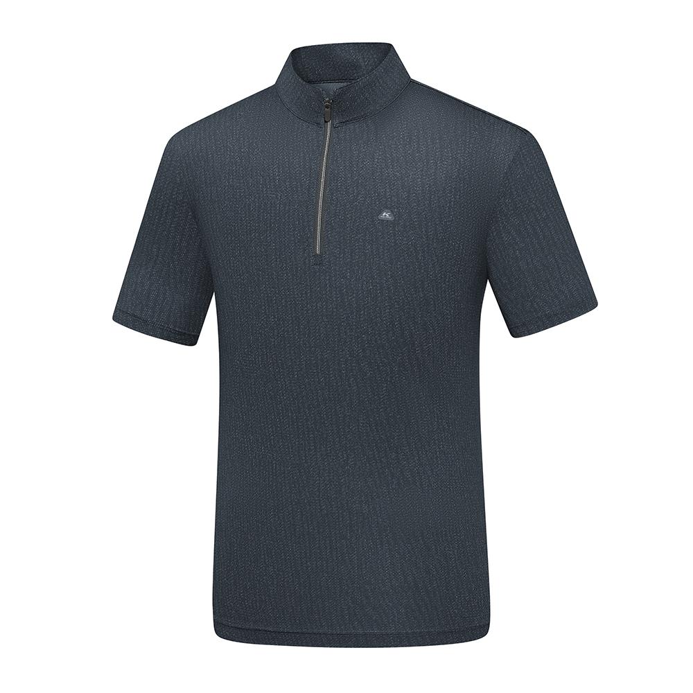 Kolon Sport Men S Summer Short Sleeve Half-Zip T-Shirt Krt0548M Blue/110