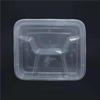 JingJingRS Disposable 2-Compartment Plastic Food Containers