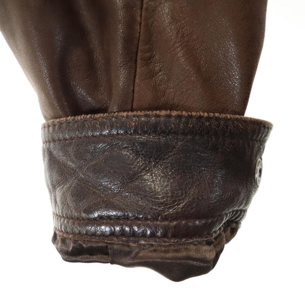 Eddie Bauer leather jacket M Brown Outdoors Women Used
