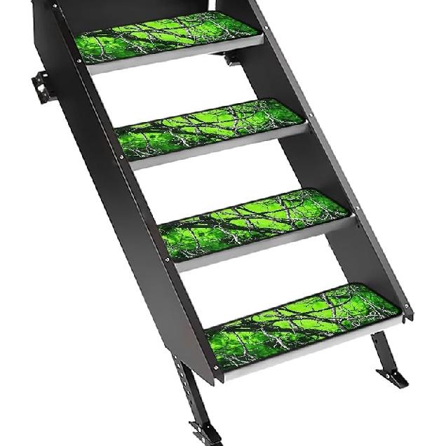 Purple Palm RV Step Covers RV Stair Covers RV Accessories, Non Slip Camper Step Covers, RV Step Rug, Waterproof Essential RV Step Carpet for Trailer