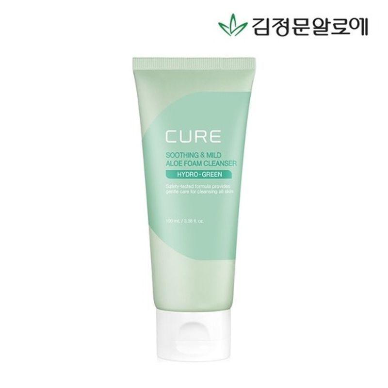 [Kim Jungmoon Aloe] Cure Soothing & Mild Aloe Foam Cleanser 100ml x 1